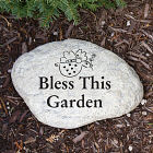Engraved Angel Garden Stone L582614